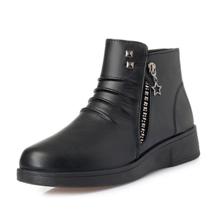 Bottines antidérapantes coton