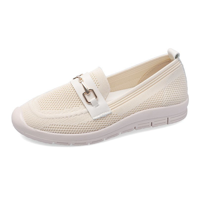 Mocassins confort tressés