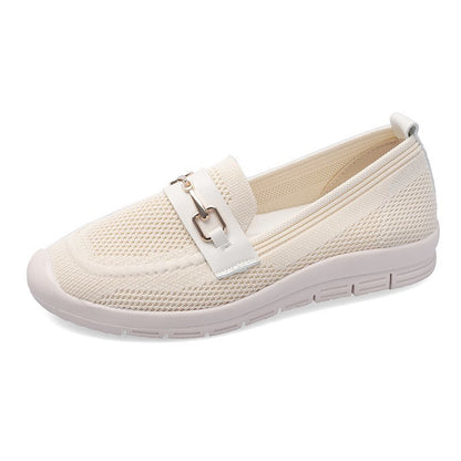 Mocassins confort tressés
