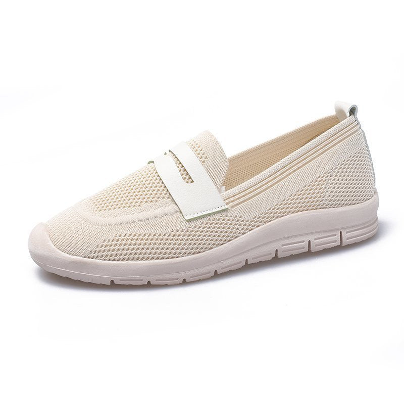 Mocassins confort tressés