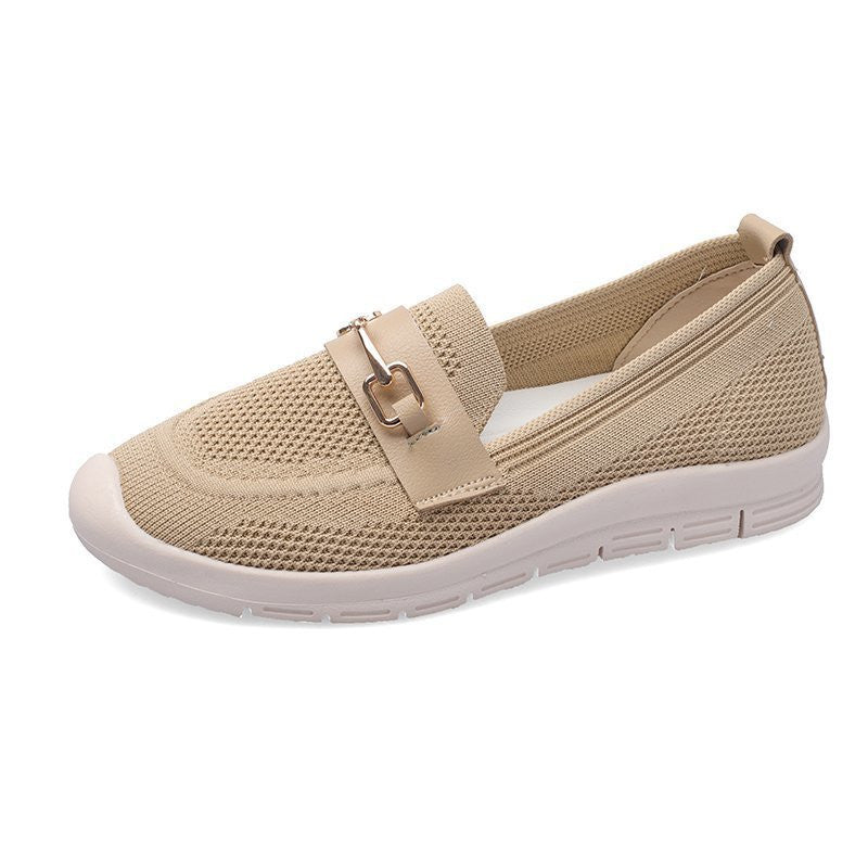 Mocassins confort tressés
