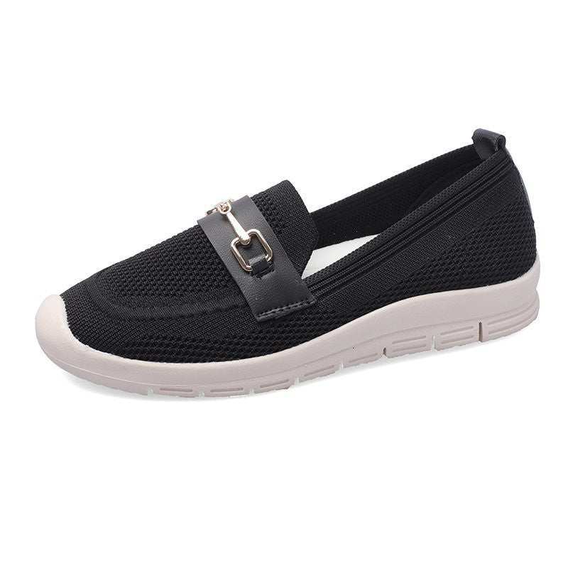 Mocassins confort tressés