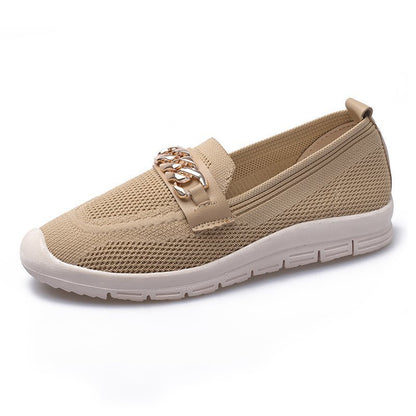 Mocassins confort tressés