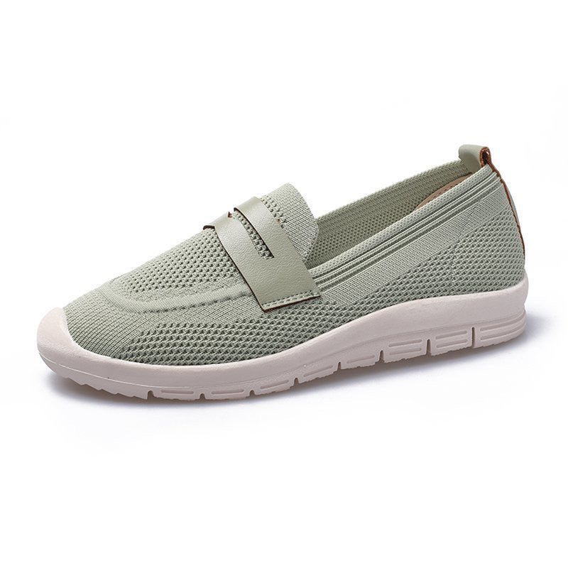 Mocassins confort tressés