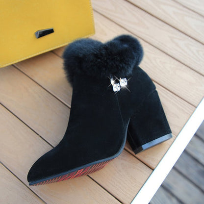 Bottes Martens à gros strass.