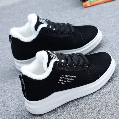 Chaussures sport velours