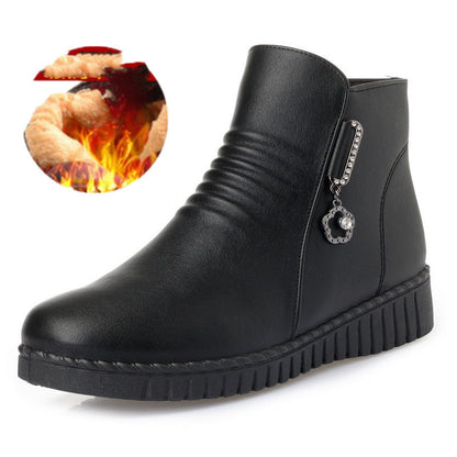 Bottines antidérapantes coton