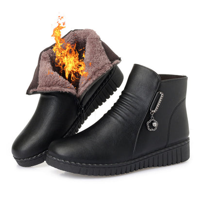Bottines antidérapantes coton