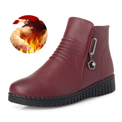 Bottines antidérapantes coton