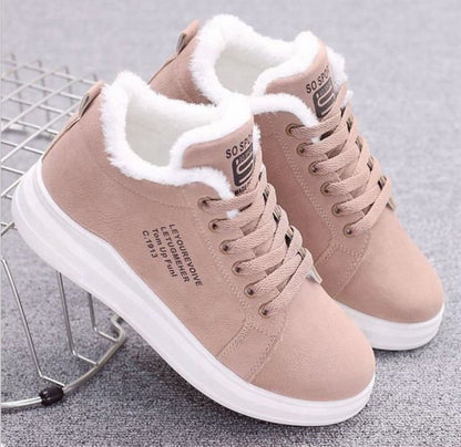 Chaussures sport velours