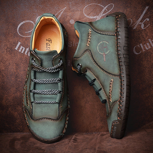 Chaussures cuir respirantes