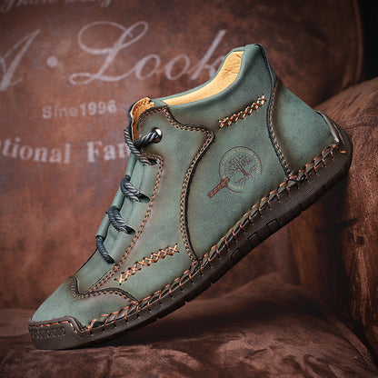 Chaussures cuir respirantes