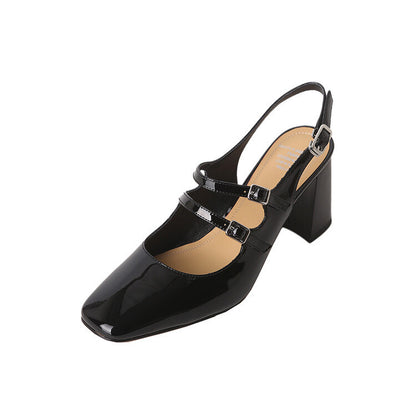 Cuir talon épais